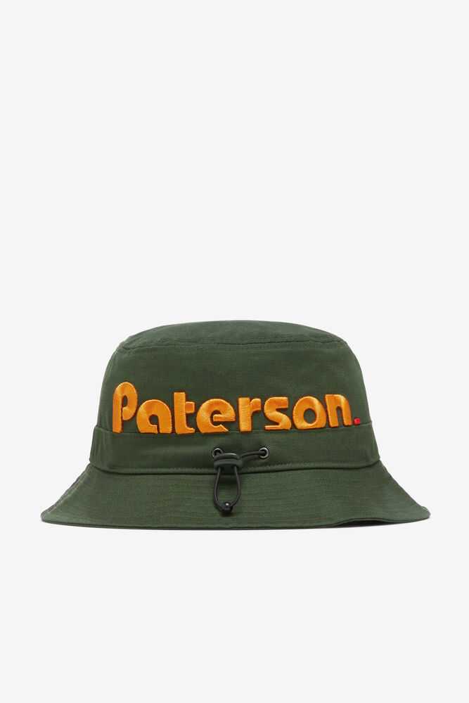 Deep Green Orange Men\'s FILA Fila X Paterson Bucket Hat | USA-16141