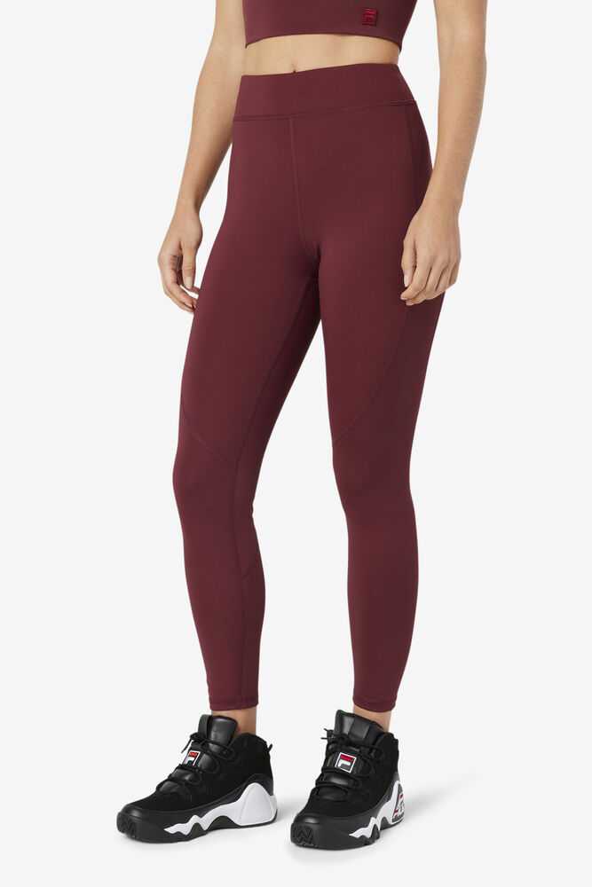 Fuchsia Women's FILA Emerie Leggings | USA-15525