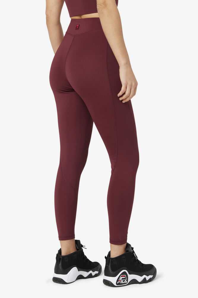 Fuchsia Women's FILA Emerie Leggings | USA-15525