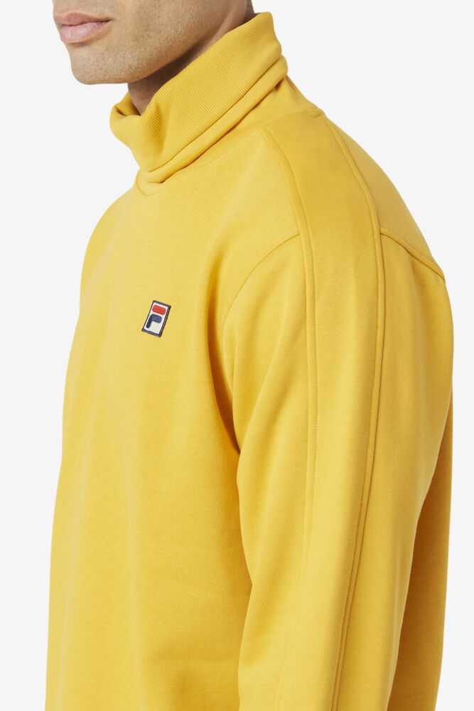 Gold Men's FILA Noah Sweatshirt | USA-043152