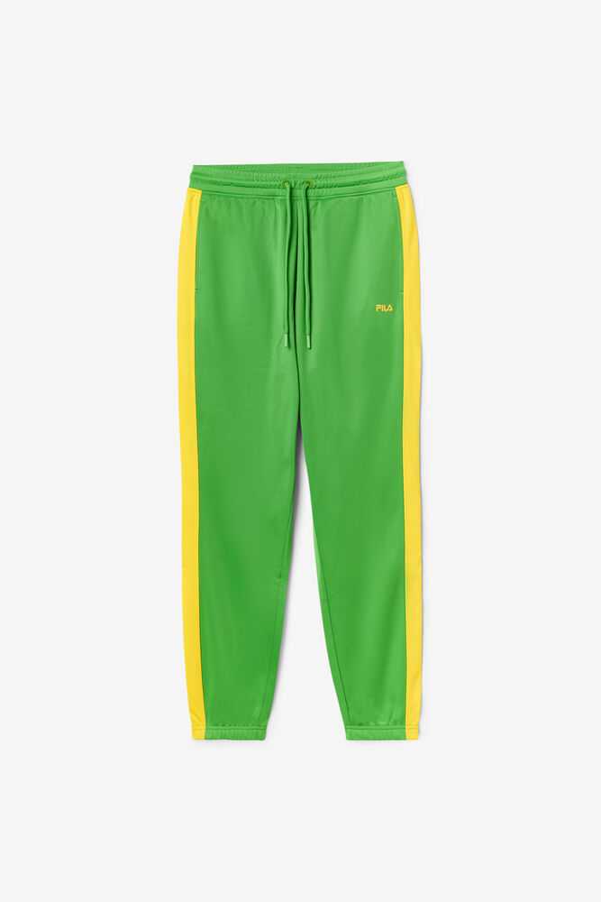 Green Yellow Men\'s FILA Brazil Track Pants | USA-16200