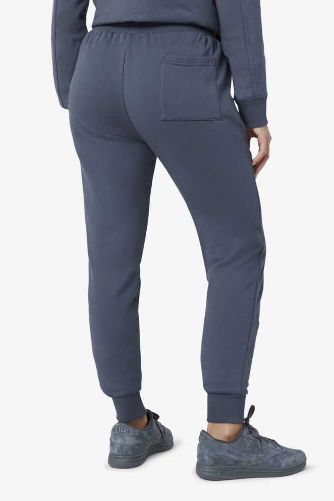 Grey Blue Women's FILA Gabriel Joggers | USA-15604