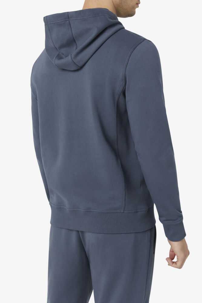 Grey Blue Women's FILA Phoenix Hoodie | USA-15667