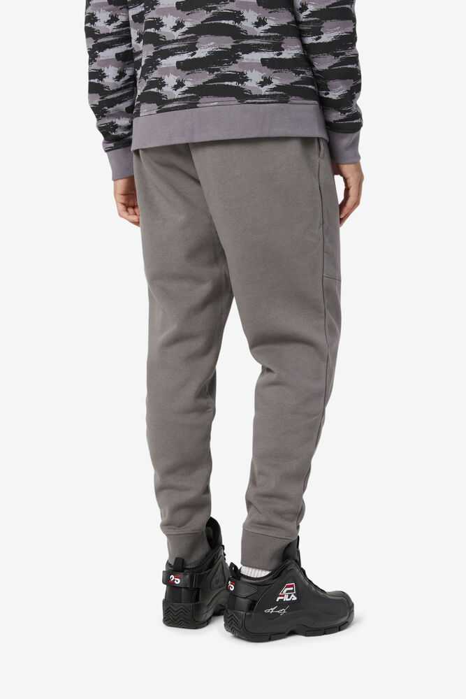 Grey Men's FILA Canadice Fleece Joggers | USA-853426