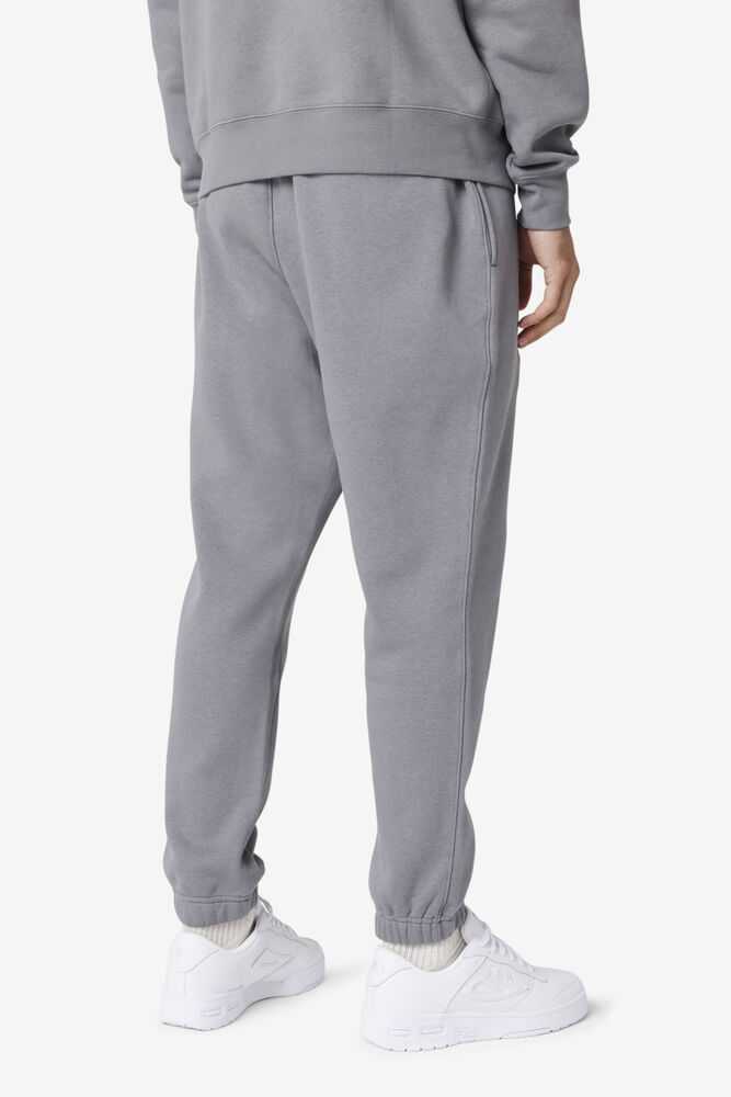 Grey Men's FILA Garin Fleece Sweatpants | USA-451932