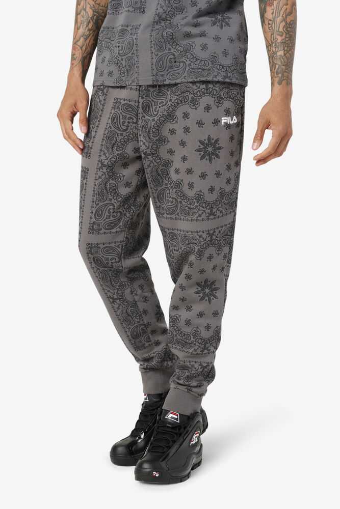 Grey Men's FILA Hemlock Joggers | USA-627039