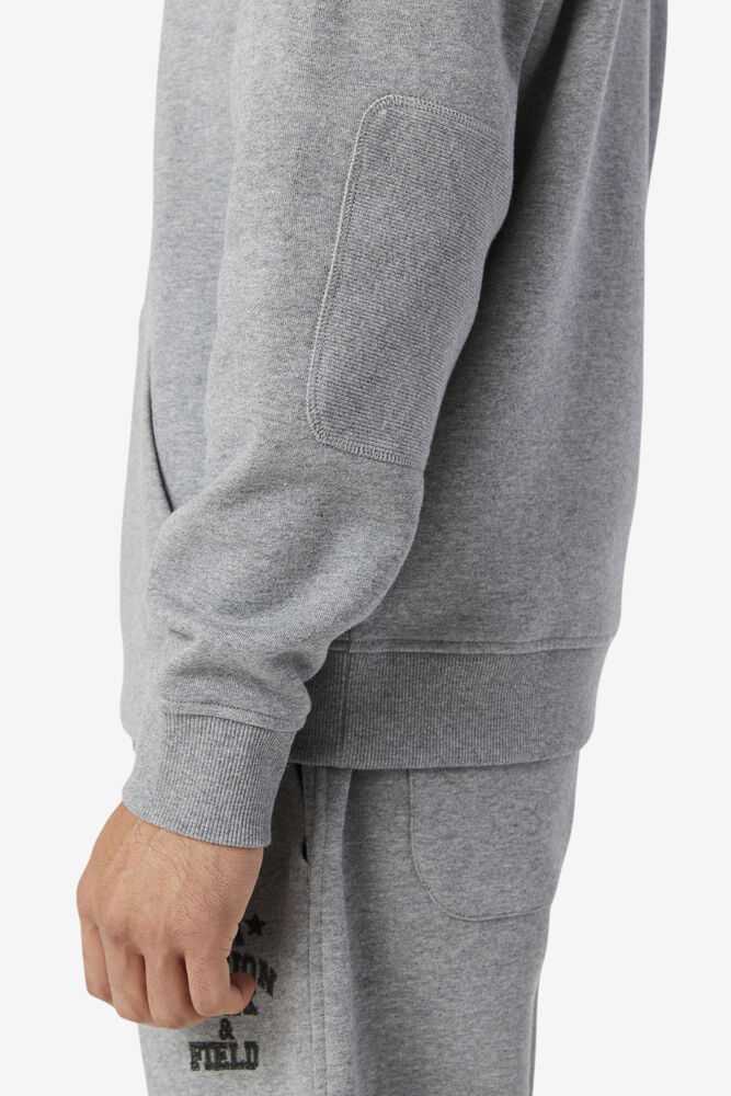 Grey Men's FILA Juddah Sweatshirt | USA-923147