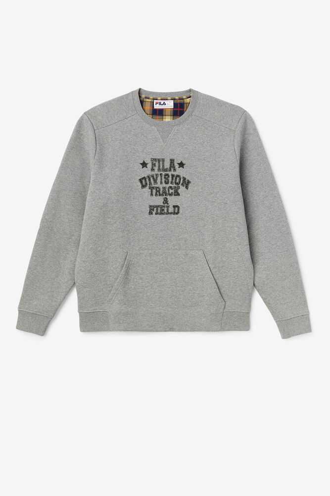 Grey Men\'s FILA Juddah Sweatshirt | USA-923147