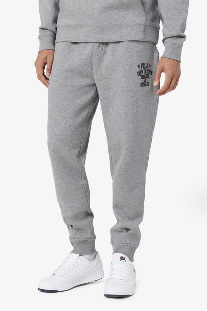 Grey Men's FILA Nugah Joggers | USA-831764