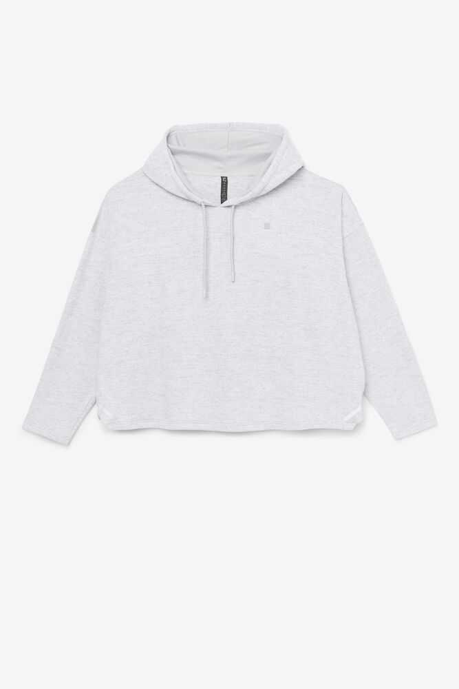 Grey Women\'s FILA Fi-lux Hoodie | USA-15433