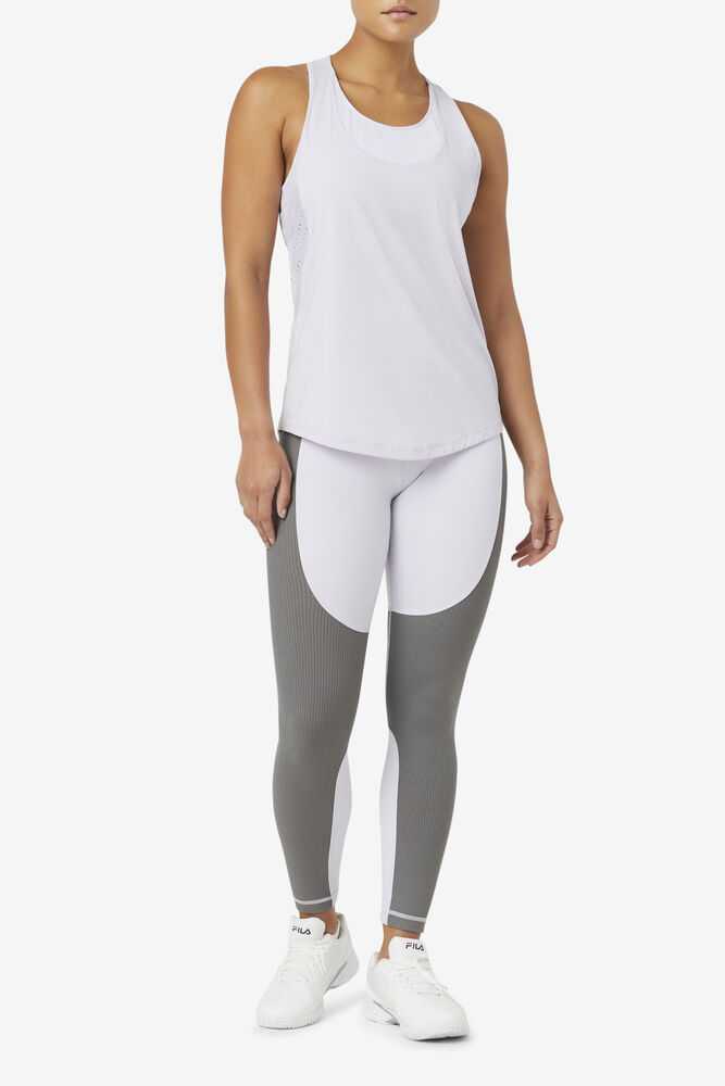 Lavender Blue Women's FILA Forza Leggings | USA-15338