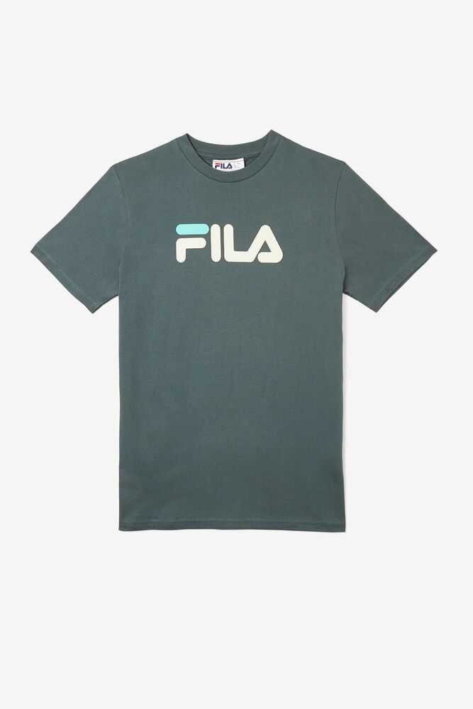 Light Blue Women\'s FILA Eagle T-shirts | USA-15730