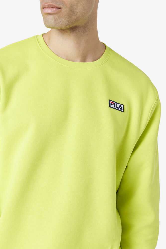 Light Green Men's FILA Garran Sweatshirt | USA-720165