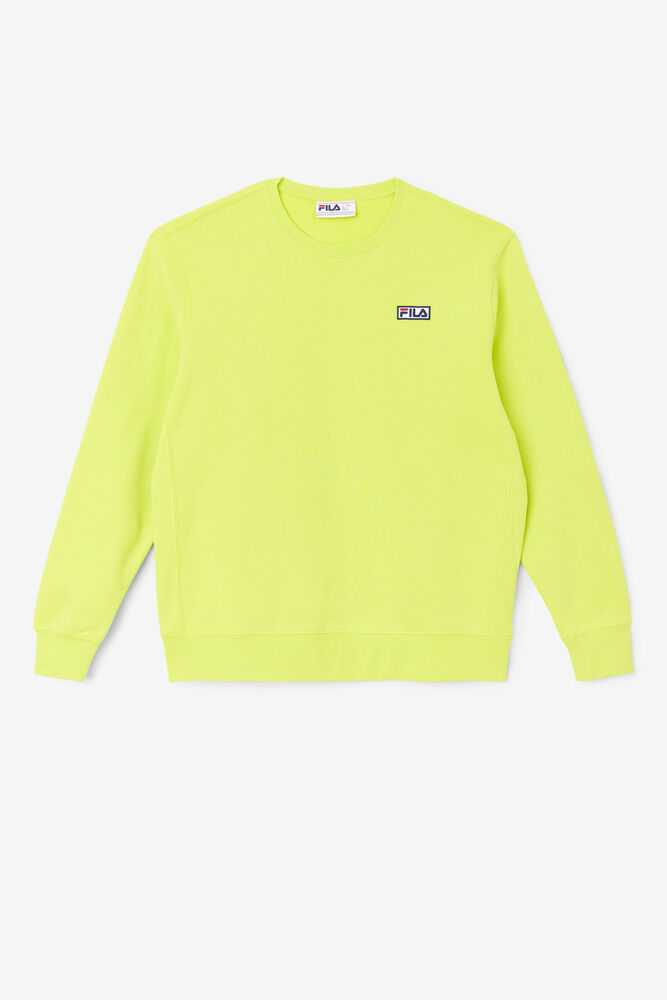 Light Green Men\'s FILA Garran Sweatshirt | USA-720165