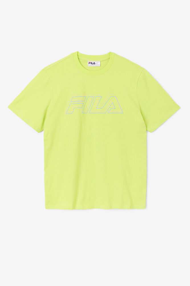 Light Green Men\'s FILA Lakosa T-shirts | USA-549821