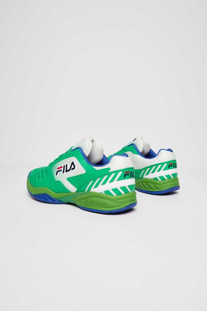 Light Green White Navy Men's FILA Axilus 2 Energized Tennis Shoes | USA-15962