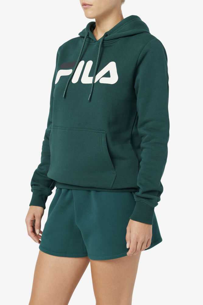 Light Green Women's FILA Lucy Hoodie | USA-15640