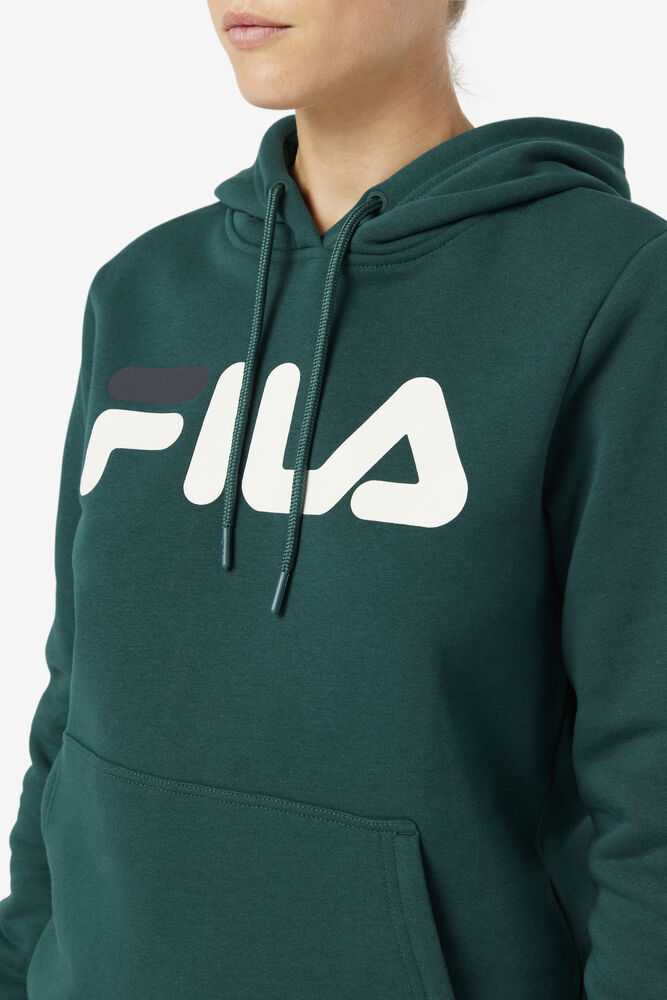 Light Green Women's FILA Lucy Hoodie | USA-15640