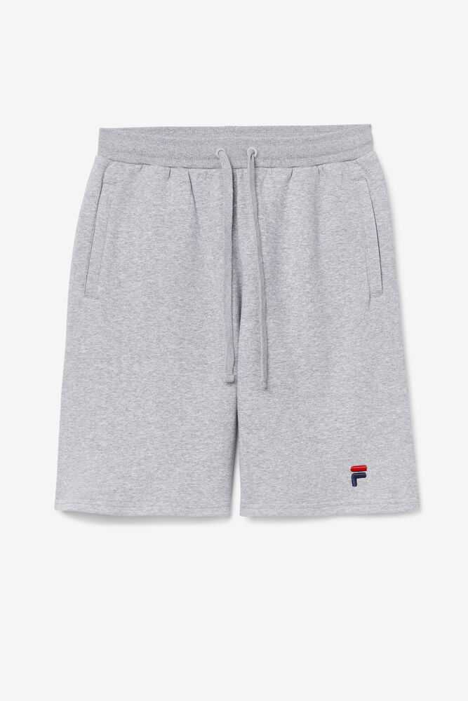 Light Grey Men\'s FILA Kasta Fleece Shorts | USA-815672