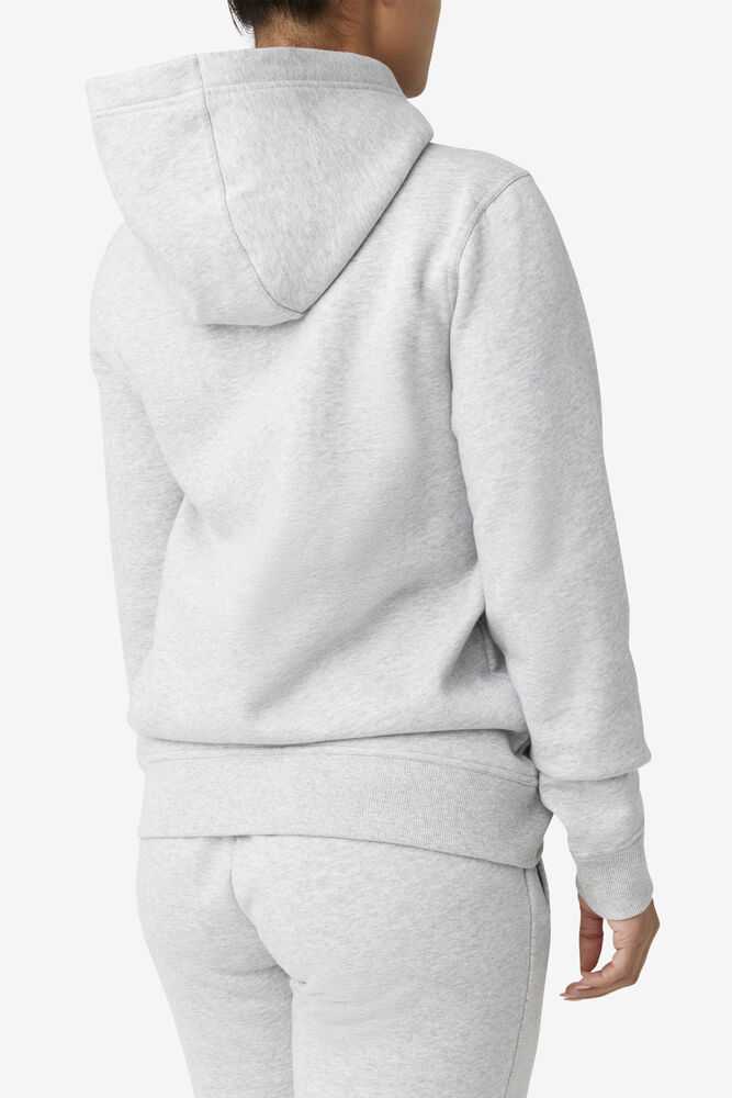 Light Grey Women's FILA Godfrey Sweatshirt | USA-15655