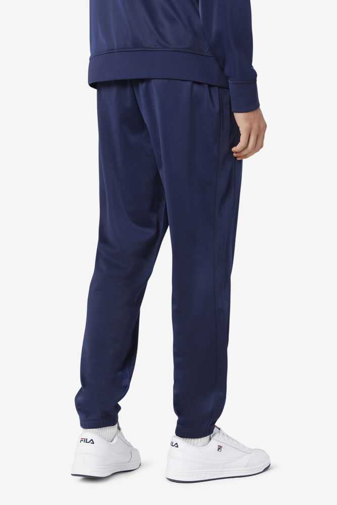 Navy Men's FILA Argentina Track Pants | USA-16195