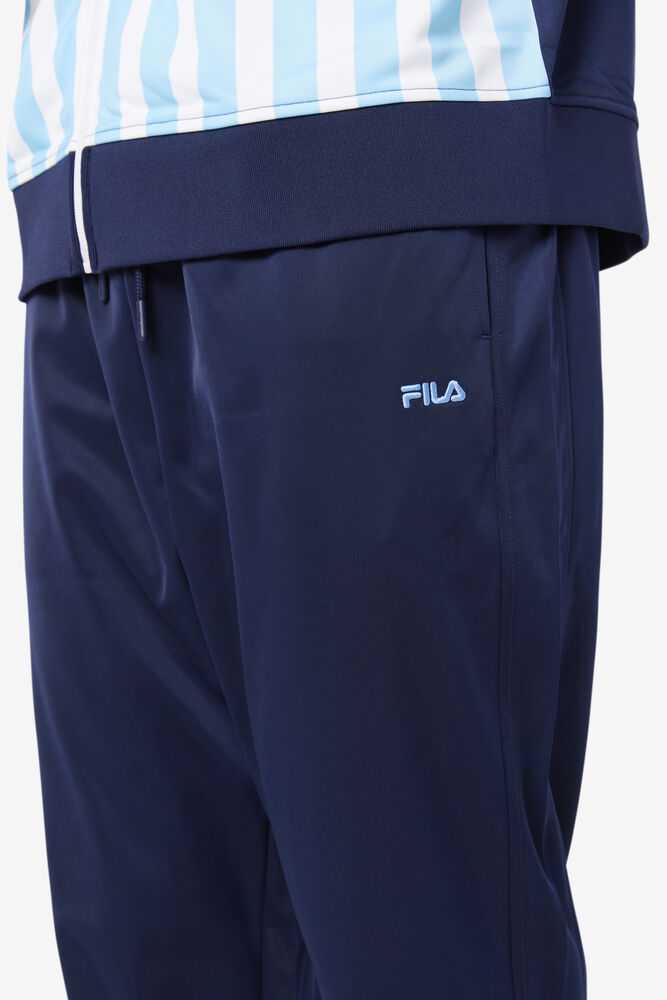 Navy Men's FILA Argentina Track Pants | USA-16195