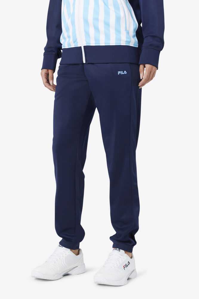 Navy Men's FILA Argentina Track Pants | USA-16195