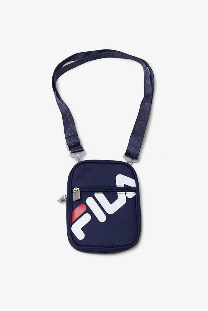 Navy Men\'s FILA Camera Bags | USA-16130