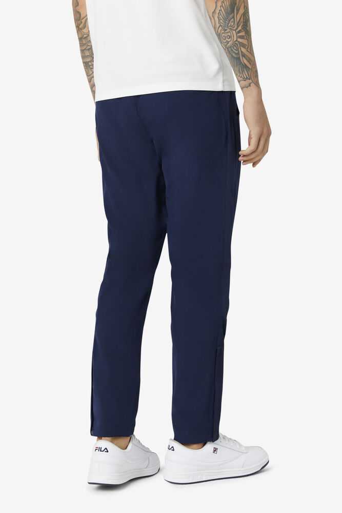 Navy Men's FILA Essentials Tennis Pants | USA-15997