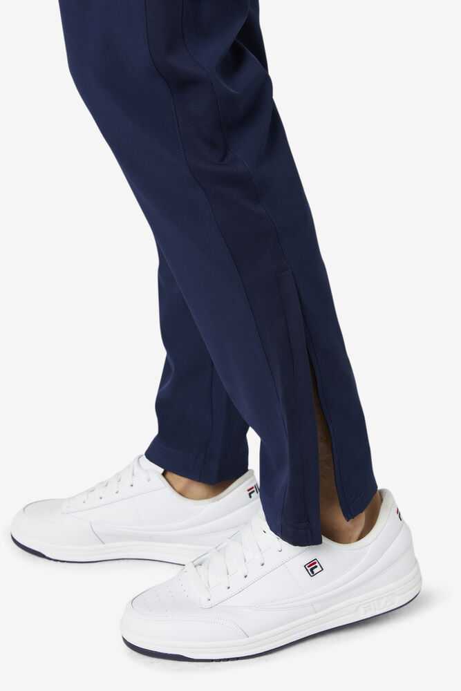 Navy Men's FILA Essentials Tennis Pants | USA-15997