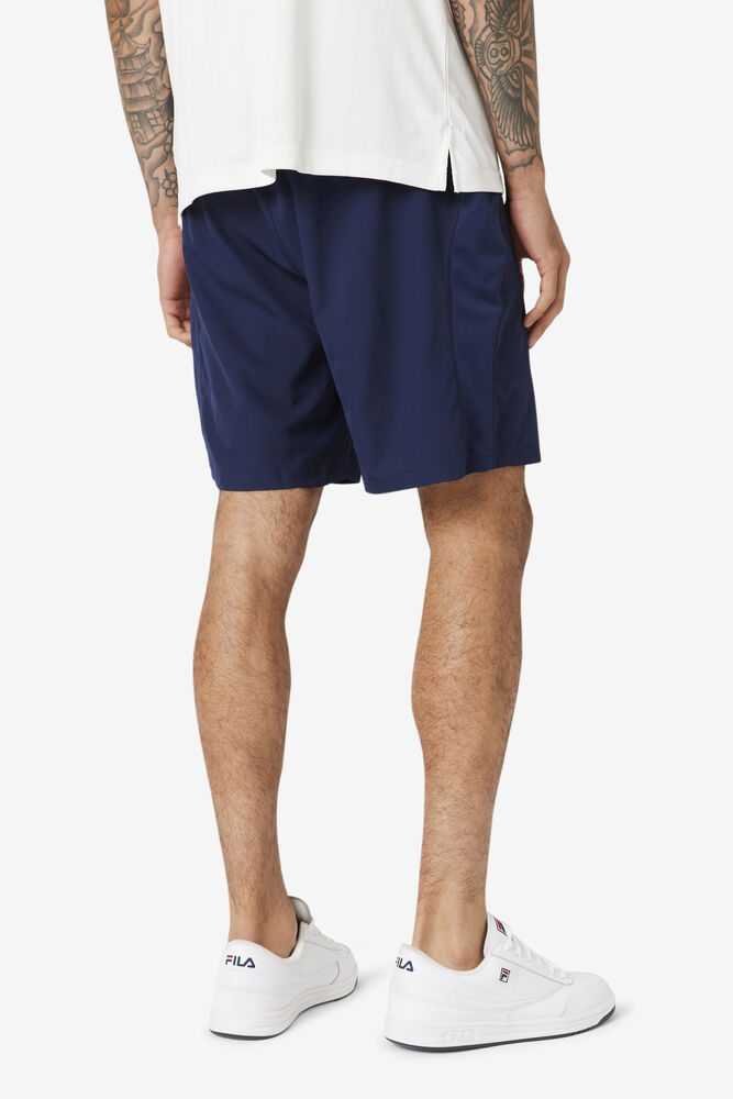 Navy Men's FILA Essentials Tennis Shorts | USA-15982