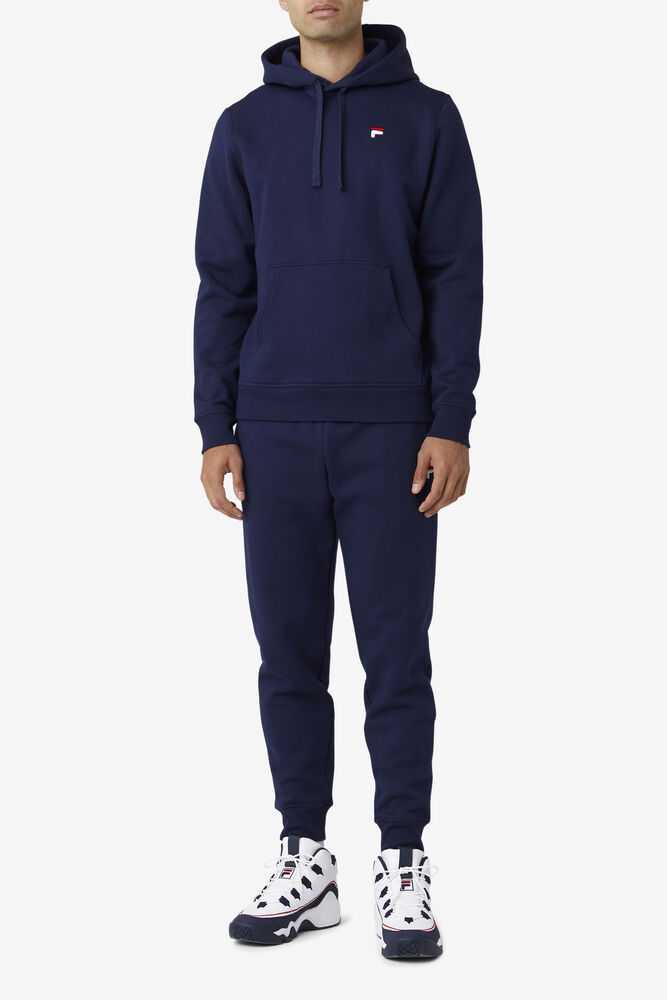 Navy Men's FILA Godfrey Sweatshirt | USA-546091