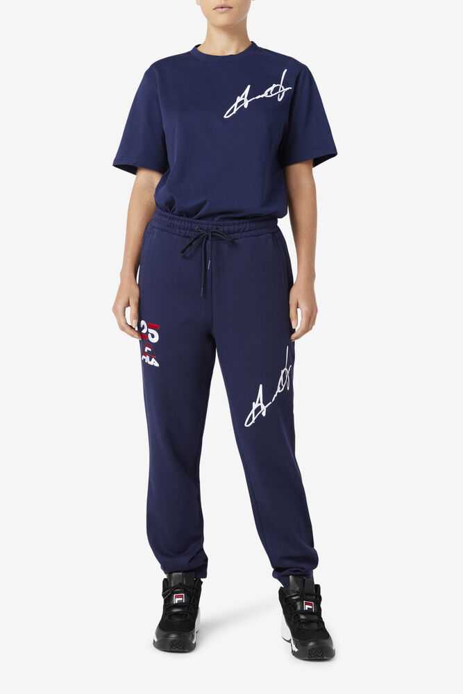 Navy Men's FILA Grant Hill Orson Joggers | USA-873961