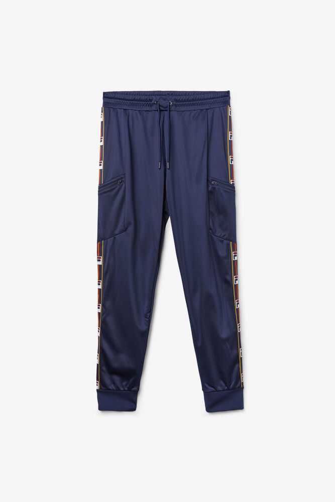 Navy Men\'s FILA Jaxson Track Pants | USA-170698