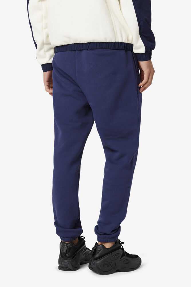 Navy Men's FILA Sunday Fleece Joggers | USA-206917