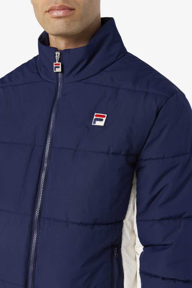 Navy Men's FILA Watson Puffer Jackets | USA-056974