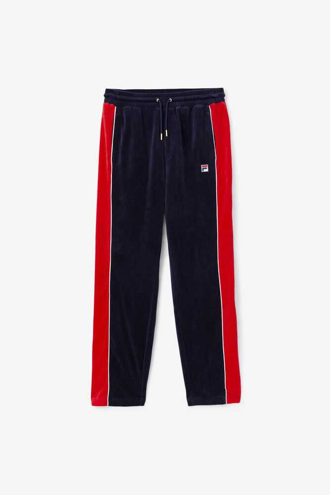 Navy Red Men\'s FILA Cima Track Pants | USA-287609