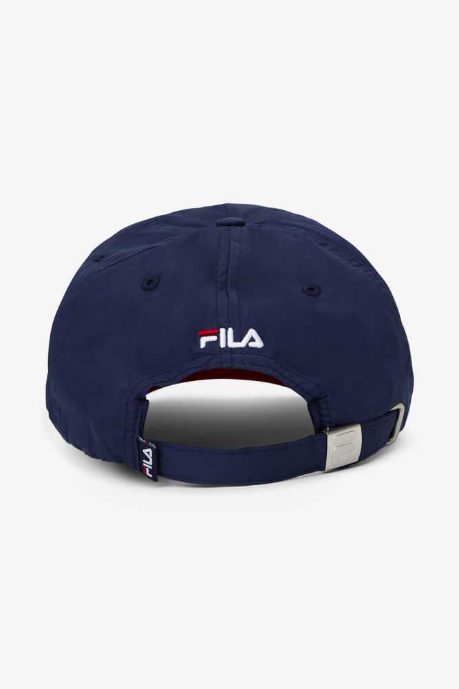 Navy Red Men's FILA Pickleball Hats | USA-16072