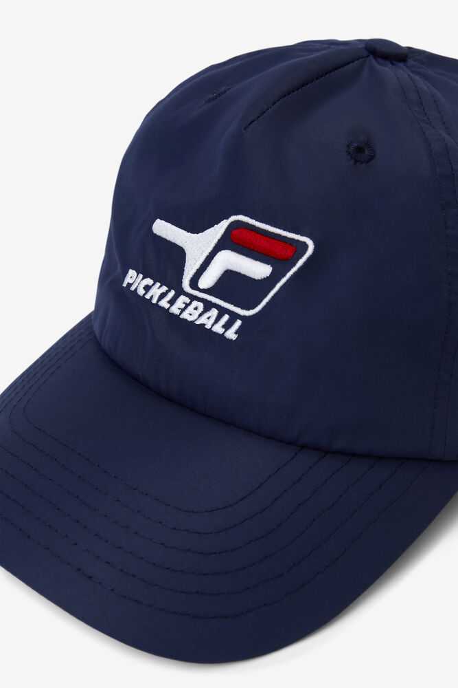 Navy Red Men's FILA Pickleball Hats | USA-16072