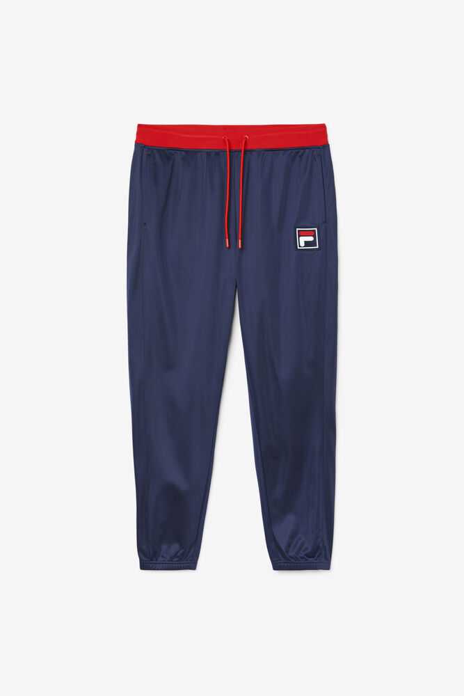 Navy Red White Men\'s FILA Wayan Track Pants | USA-841972