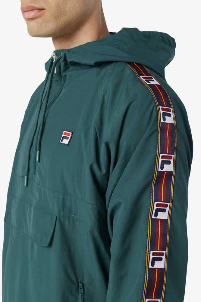 Olive Men's FILA Cameron Windbreakers | USA-16179