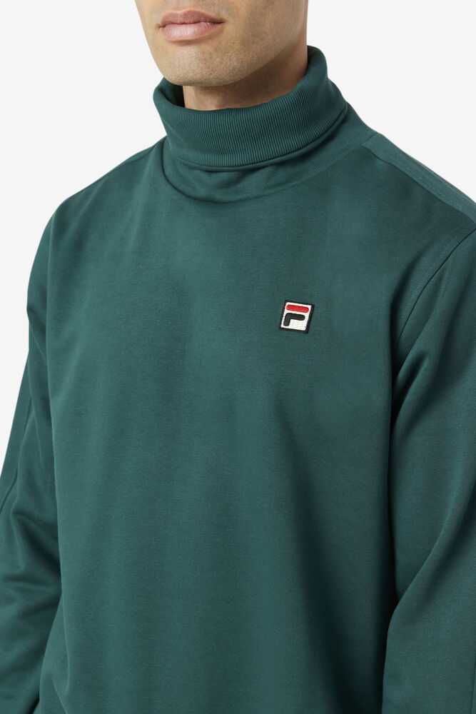 Olive Men's FILA Noah Sweatshirt | USA-587461