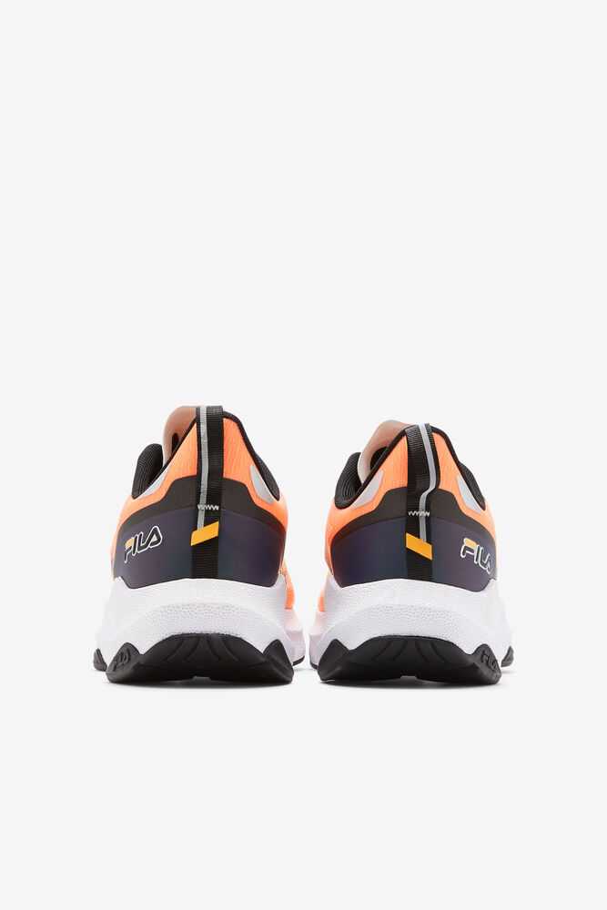 Orange Black White Women's FILA Tactik 3 Impulse Running Shoes | USA-15846