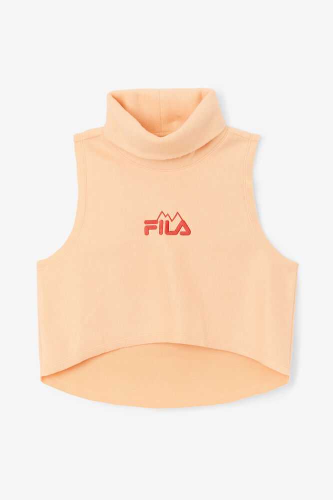 Orange Women\'s FILA Elianar T-shirts | USA-15706