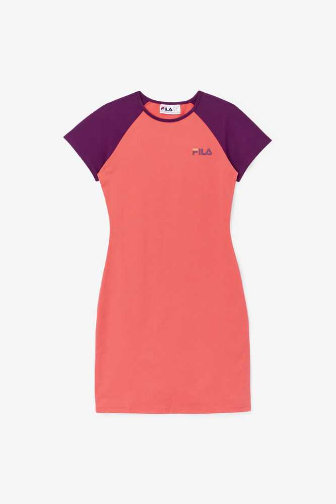 Orange Women\'s FILA Kyra Sport Dress | USA-15618