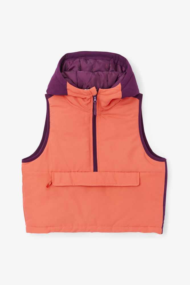 Orange Women\'s FILA Nevaeh Vest | USA-15517