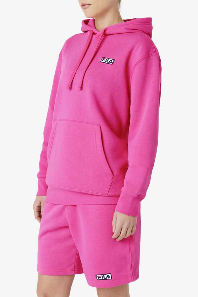 Pink Men's FILA Algot Hoodie | USA-207516