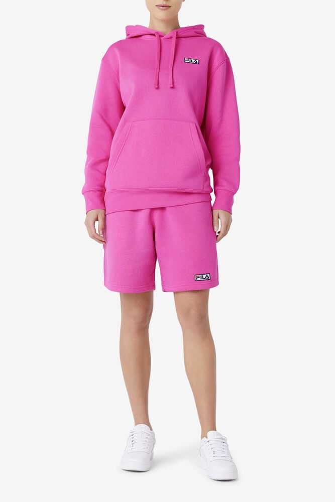 Pink Men's FILA Algot Hoodie | USA-207516