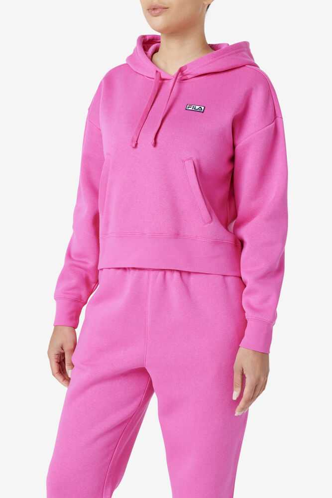 Pink Women's FILA Marina Sweatshirt | USA-15657