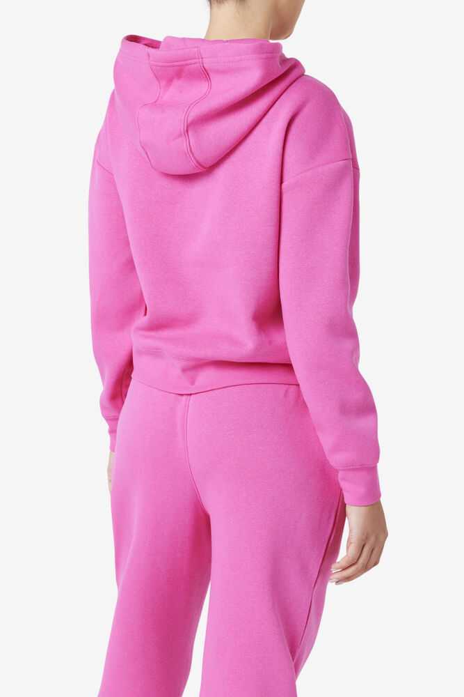 Pink Women's FILA Marina Sweatshirt | USA-15657